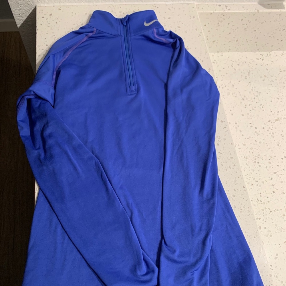 Nike Pro Combat Small Women’s 1/4 Zip Blue
